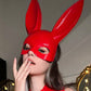 Red Leather Bunny Lingerie