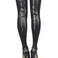 submissive leather stockings with zips