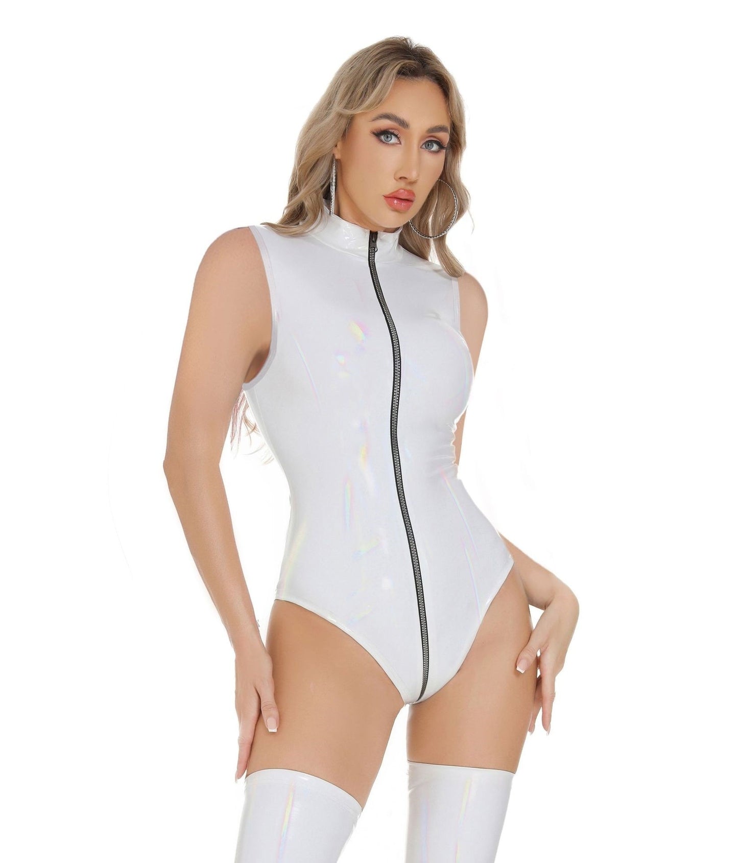 Neon Vinyl Bodysuit