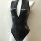 Nasty Sexy Bodysuit Black Leather Lingerie Sexiest Teddy