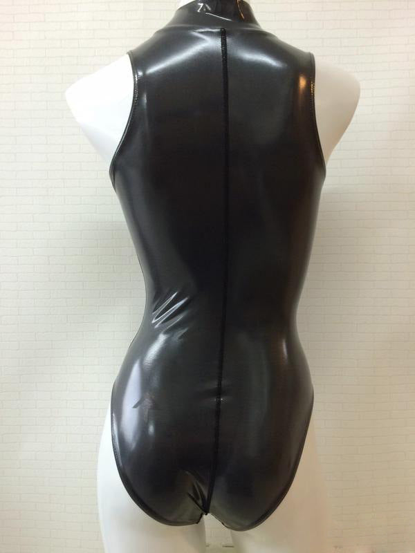 Nasty Sexy Bodysuit Black Leather Lingerie Sexiest Teddy