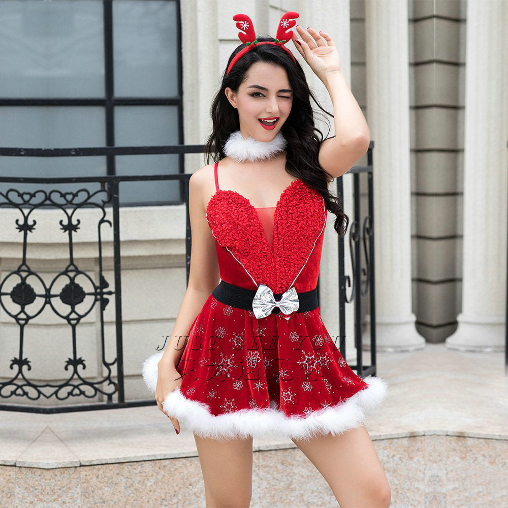 Christmas Costumes Women Red Dress