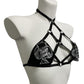 Black Bra Straps Revealing Bdsm Lingerie Harness