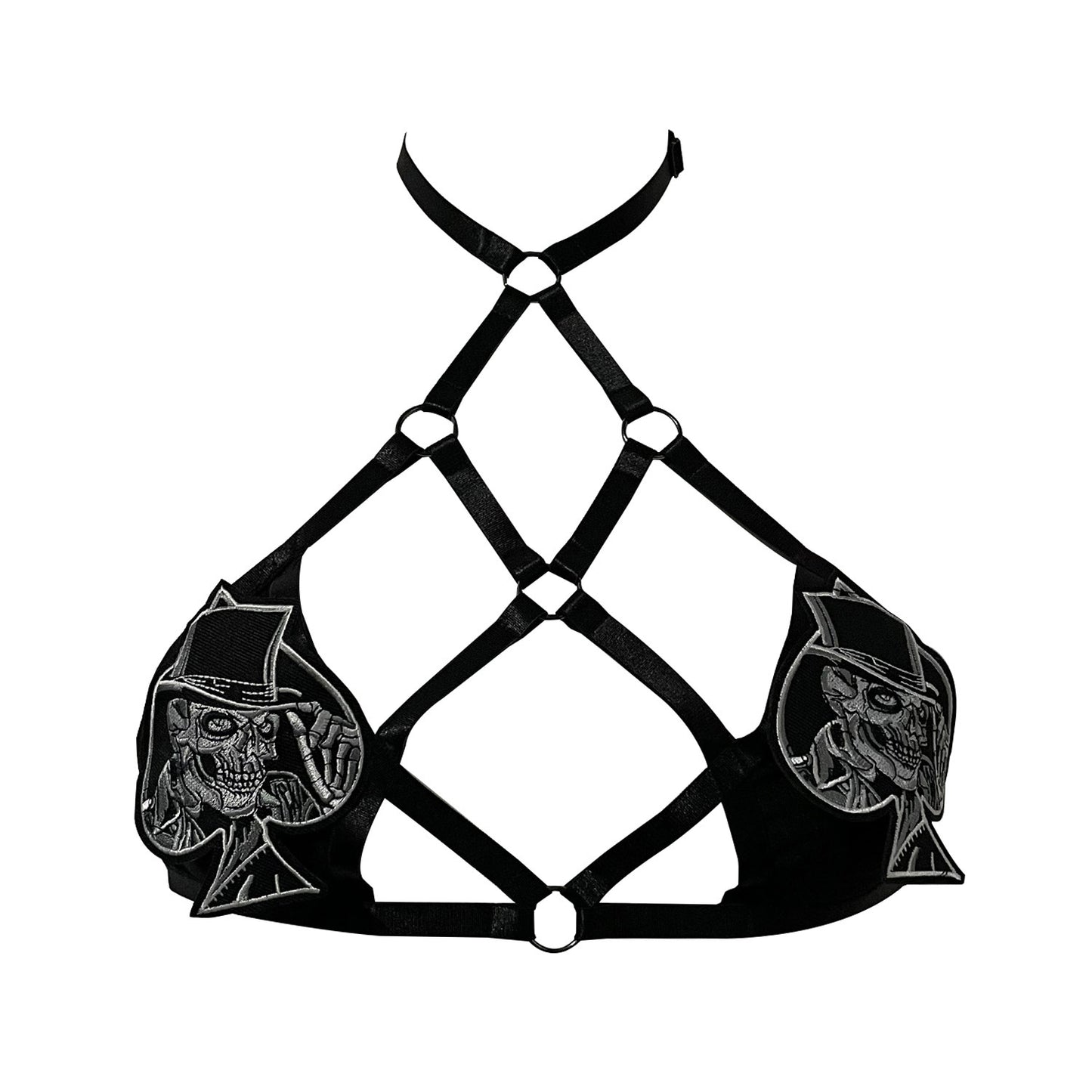 Black Bra Straps Revealing Bdsm Lingerie Harness