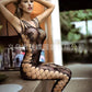 Black Fishnet Bodystocking Revealing Best Crotchless Lingerie Mesh Bodysuit