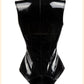 Black Full Bodysuit Black Leather Lingerie Latina Teddy