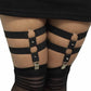 Black Garter Leg Harness Strapy Body Harness Lingerie