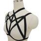 Black Harness Bra Revealing Bdsm Lingerie Harness