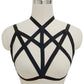 Black Harness Bra Revealing Bdsm Lingerie Harness