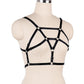 Black Harness Bra Revealing Strappy Harness Lingerie