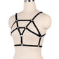 Black Harness Bra Revealing Strappy Harness Lingerie