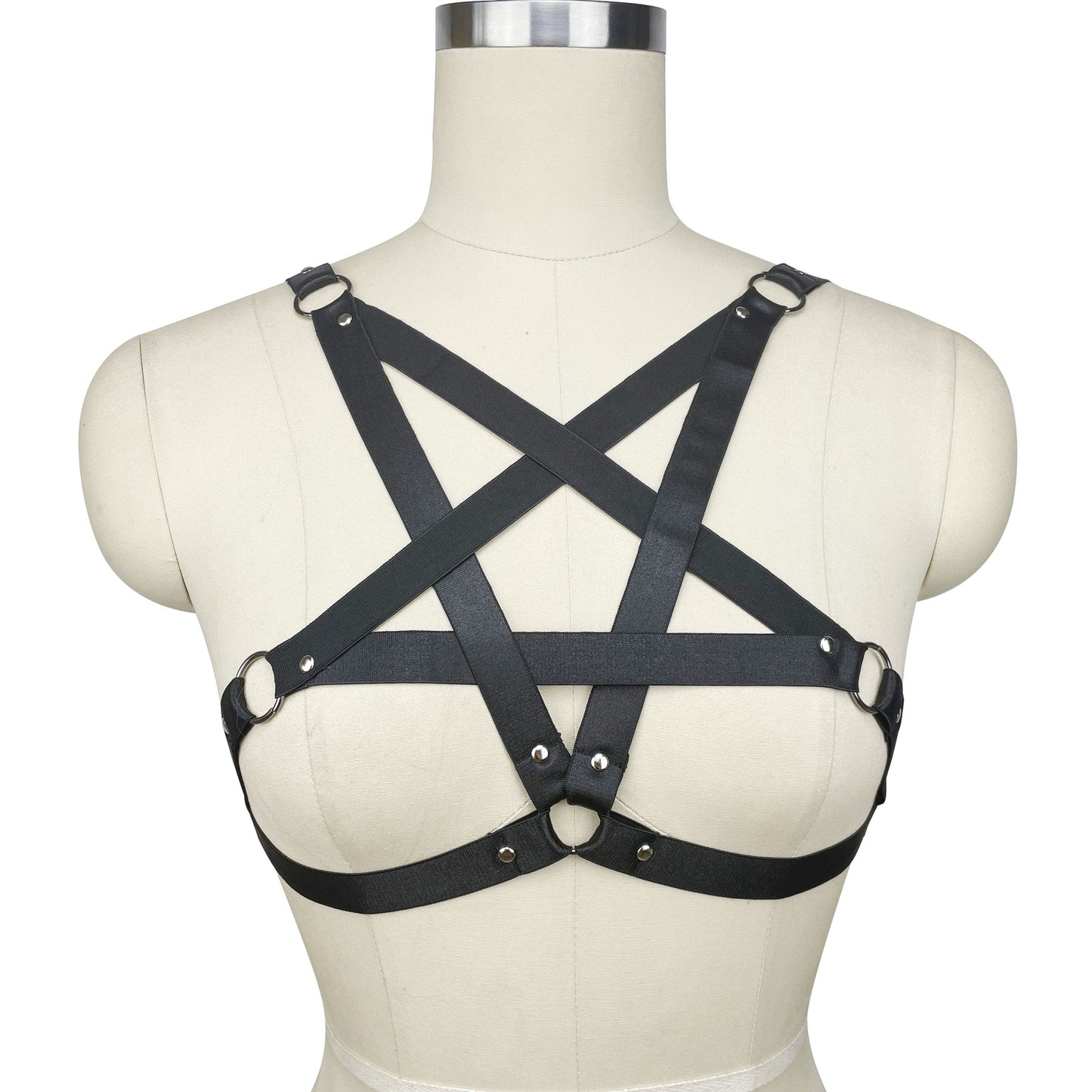 Black Sexiest Bra Revealing Bdsm Harness Lingerie