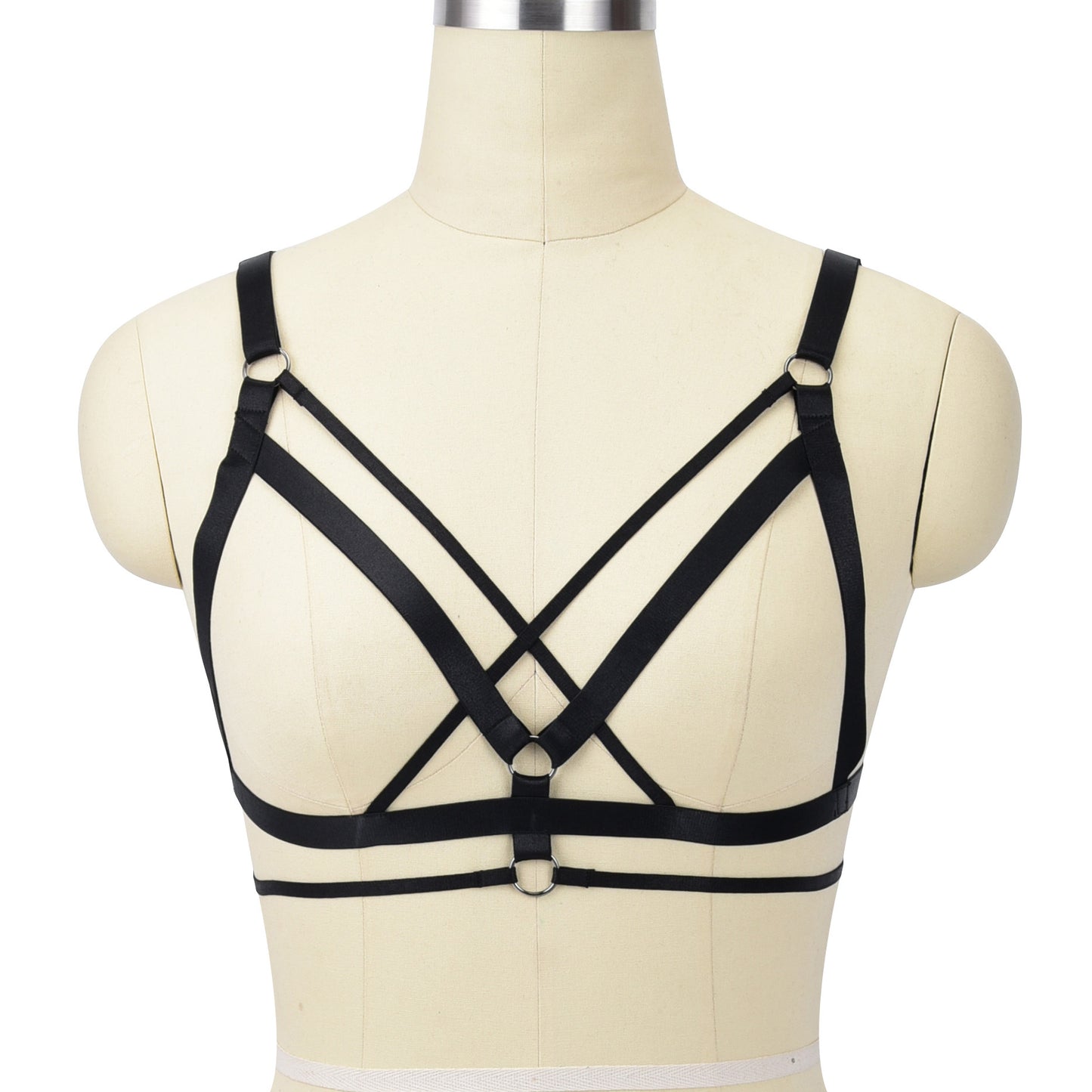 Black Sexiest Bra Revealing Bdsm Harness Lingerie