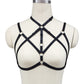 Black Sexy Bra Revealing Body Harness Lingerie