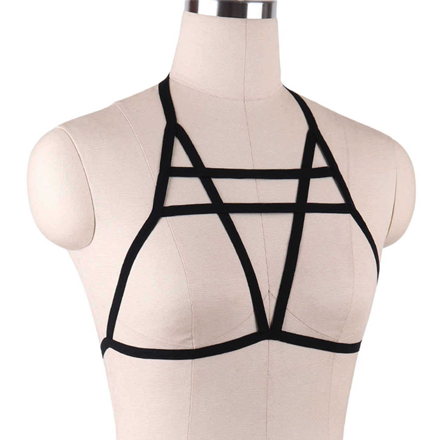 Black Sexy Bra Strapy Body Harness Lingerie