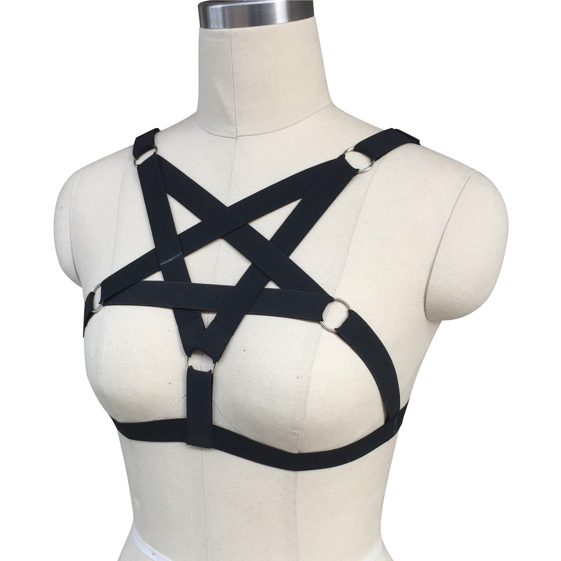 Black Sexy Bra Strapy Body Harness Lingerie