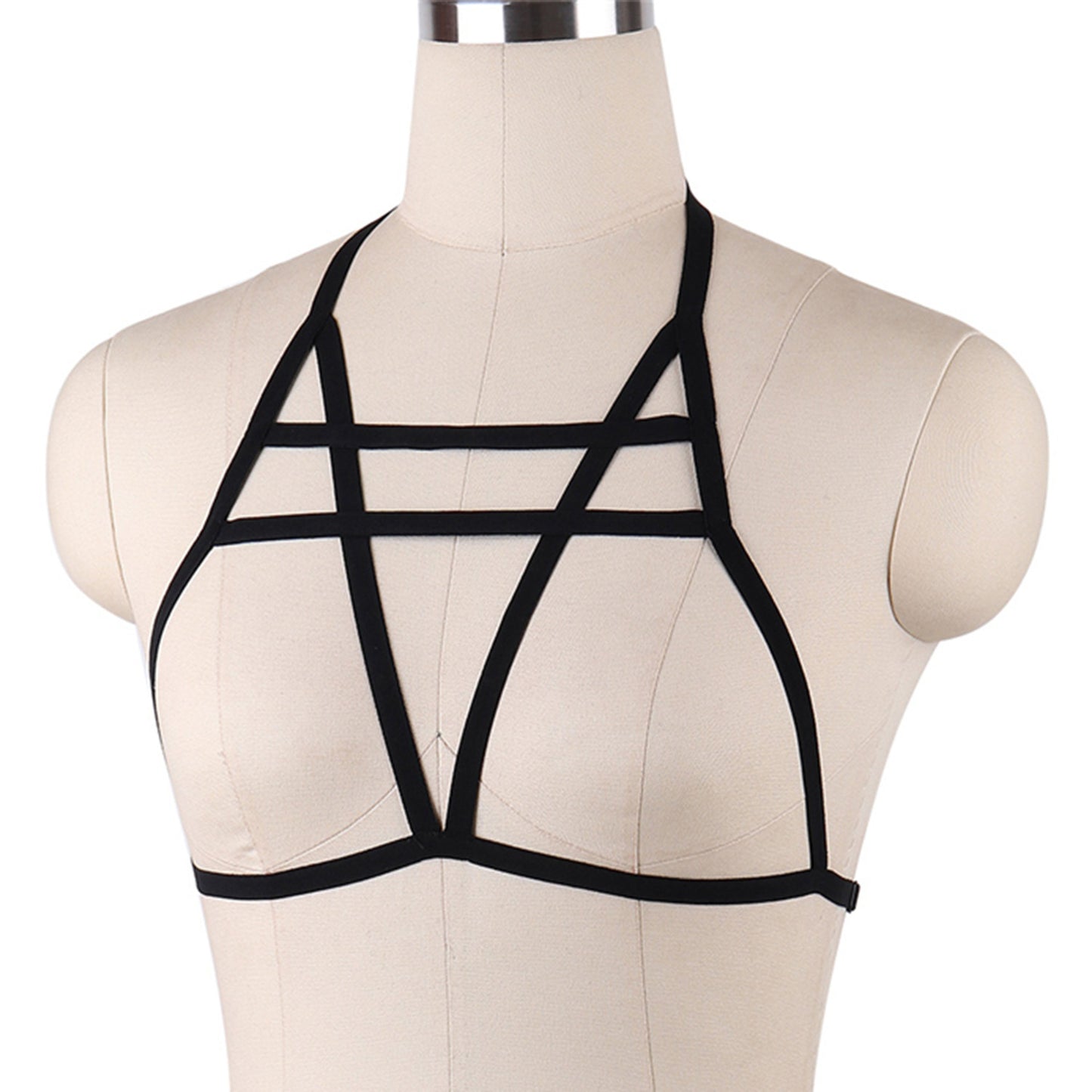 Black Sexy Bra Strapy Body Harness Lingerie