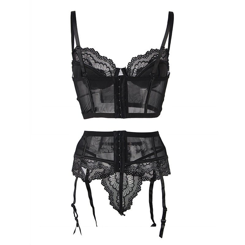 Black Sexy Latina Lingerie Set Latina mature women in lingerie Bra Panties🌹