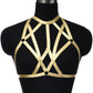 Black Sexy No Bra Strapy Bondage Harness Lingerie