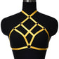 Black Sexy No Bra Strapy Bondage Harness Lingerie