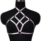 Black Sexy No Bra Strapy Bondage Harness Lingerie