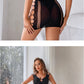 Black Sexy See Thru Dress Hot Mesh Lingerie Set