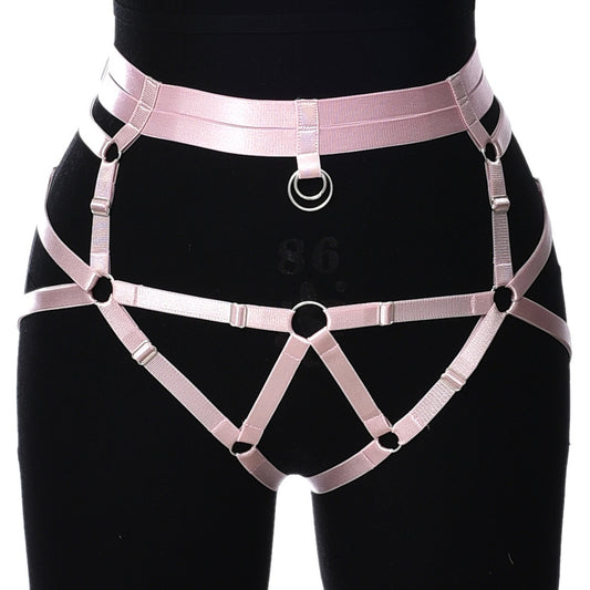 Chubby Crotchless Panties Women Submissive Bondage Harness Lingerie Wife Thong