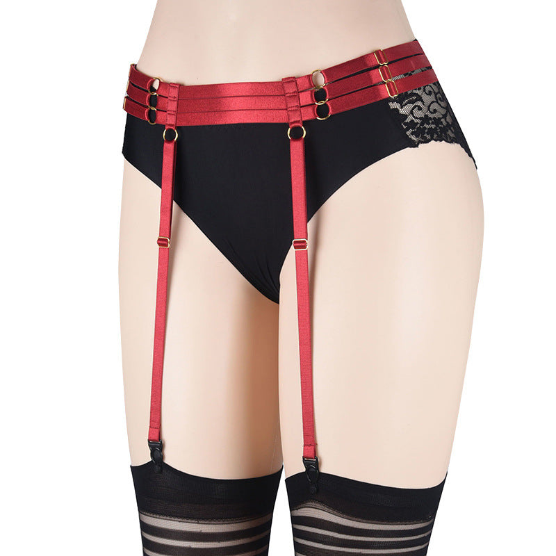 Chubby Garter Belts For Women Submissive Strappy Harness Lingerie