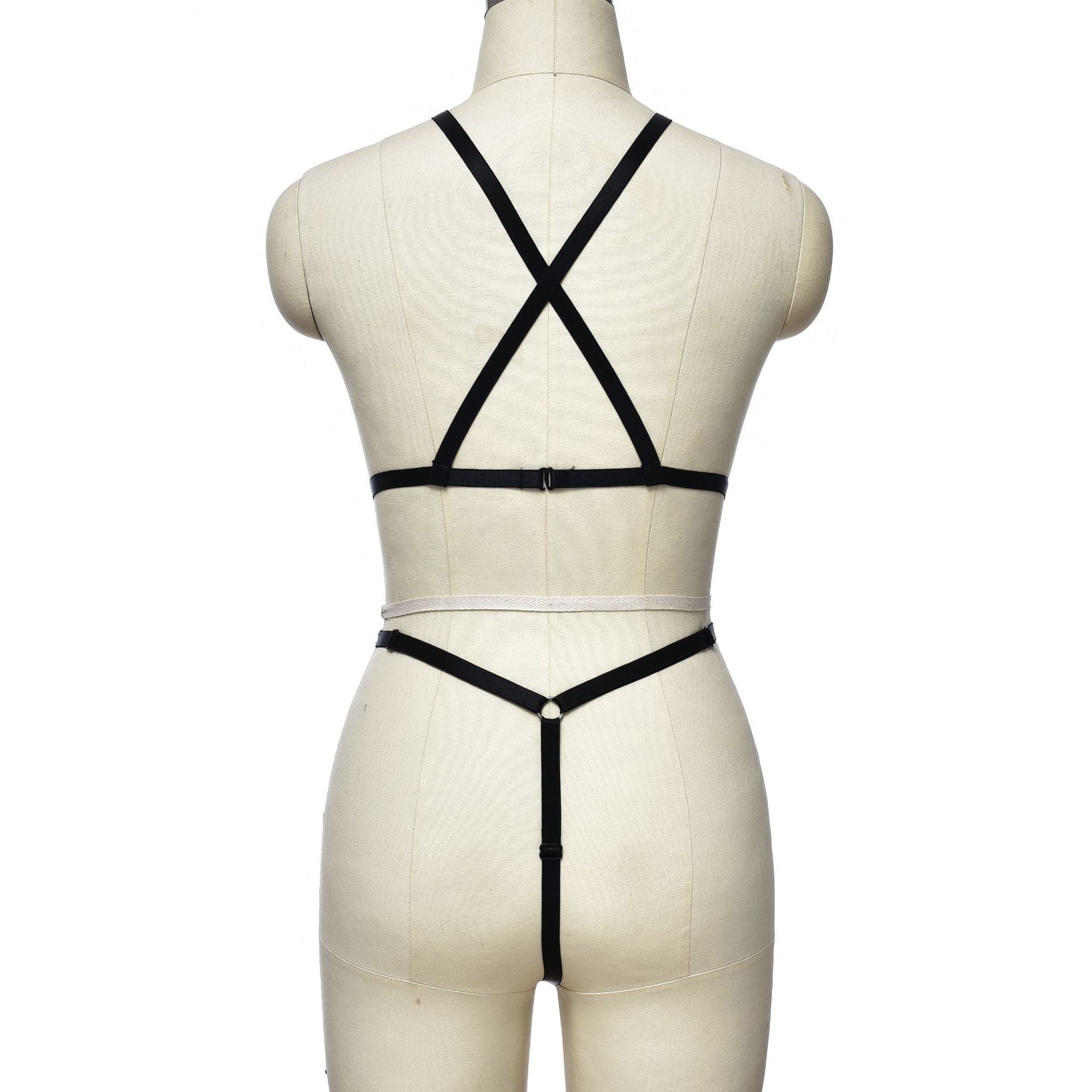 Chubby Red Bodysuit Wife Bdsm Lingerie Harness White Teddy