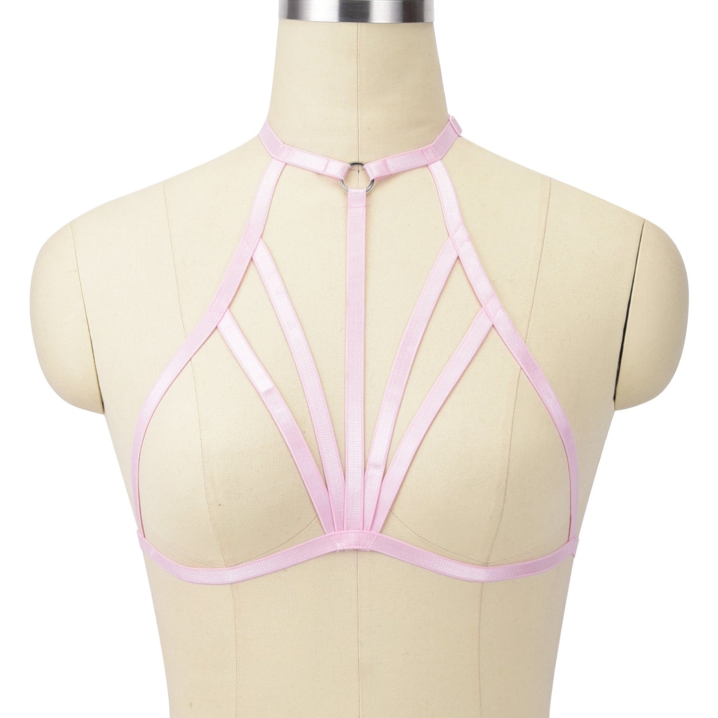 Chubby Sexy No Bra Submissive Body Harness Lingerie