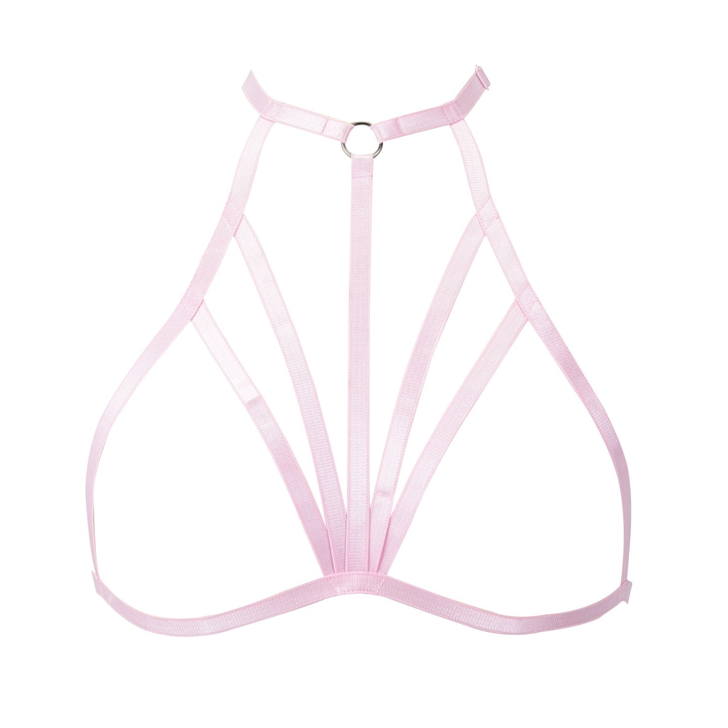 Chubby Sexy No Bra Submissive Body Harness Lingerie