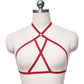 Chubby Sexy No Bra Submissive Bondage Harness Lingerie