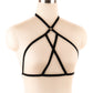 Chubby Sexy No Bra Submissive Bondage Harness Lingerie