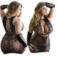 Chubby Sexy Sheer Dress Wife Sexy Fishnet Lingerie sheer