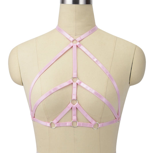 Chubby Strappy Bra Submissive Sexy Harness Lingerie