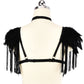 Chubby Strappy Bra Submissive Sexy Harness Lingerie Feather Bra