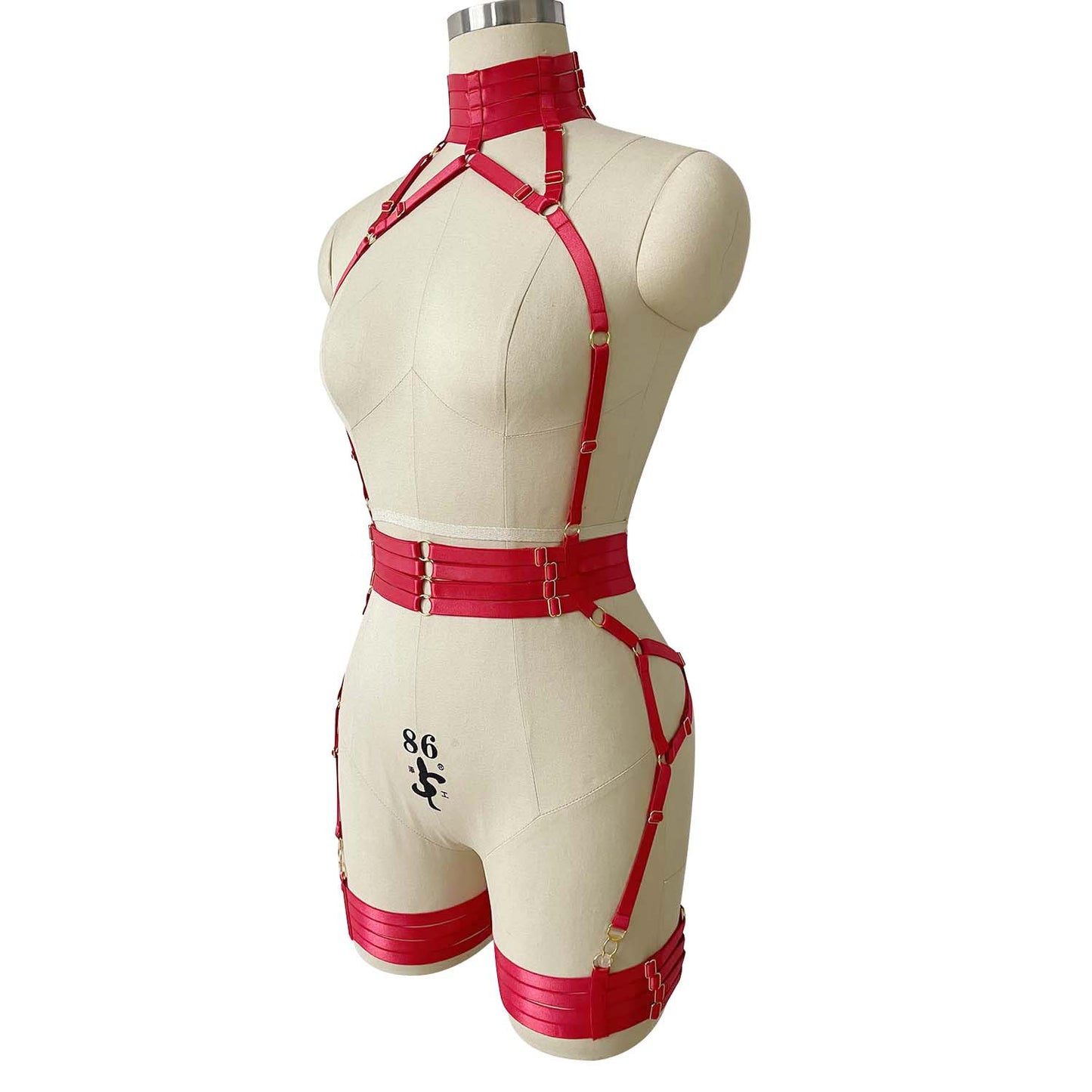 Chubby White Bodysuit Wife Bdsm Harness Lingerie Submissive Teddy