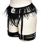 Couples Black Garter Belt Nasty Bdsm Lingerie Harness