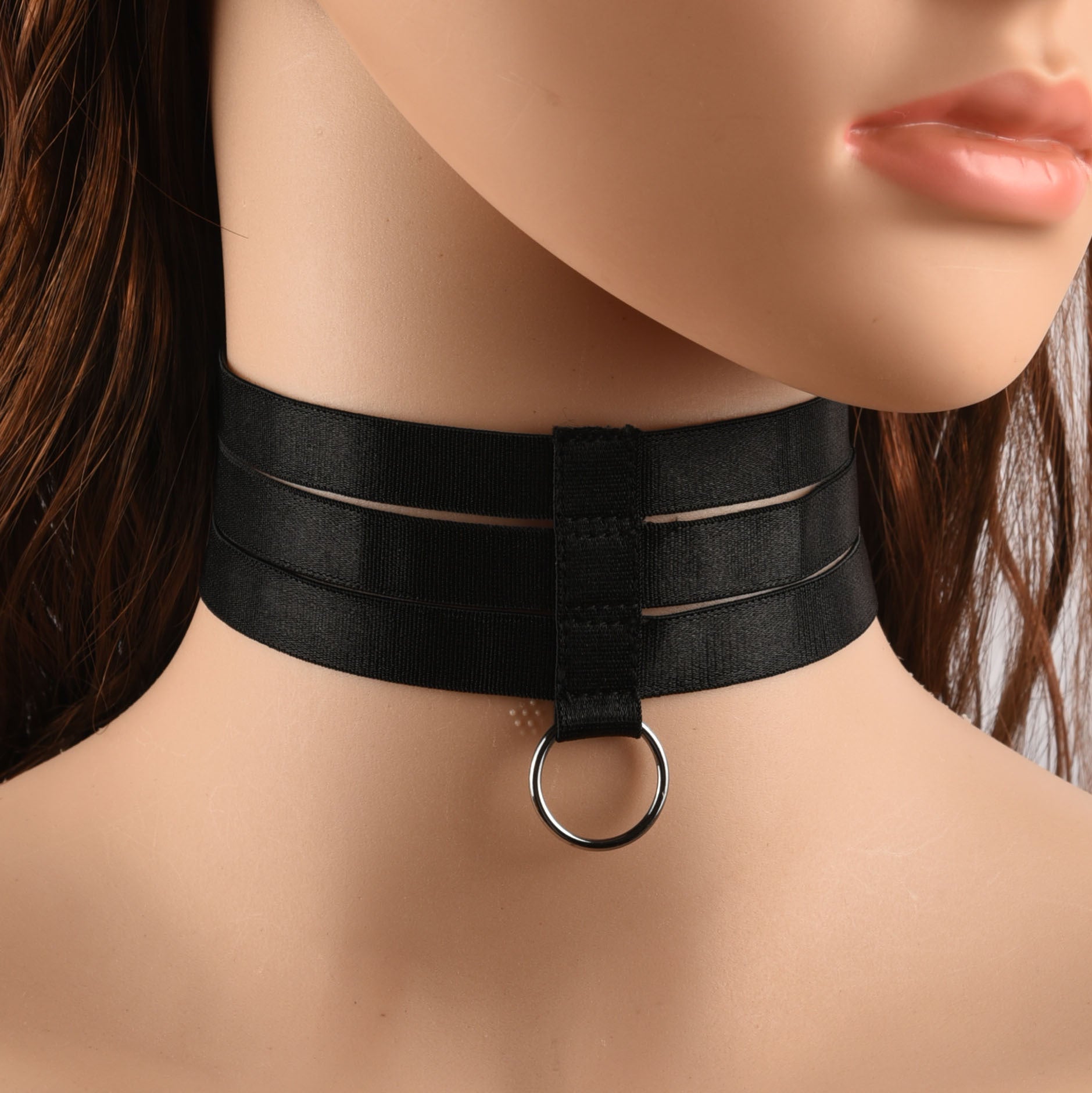 Couples Choker Revealing Strappy Harness Lingerie