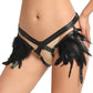 Couples Garter Belt With No Panties Nasty Black Body Harness Lingerie