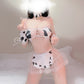 Couples Nasty Maid Dress Lingerie Set Role Play Costume Cow