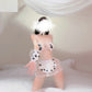 Couples Nasty Maid Dress Lingerie Set Role Play Costume Cow