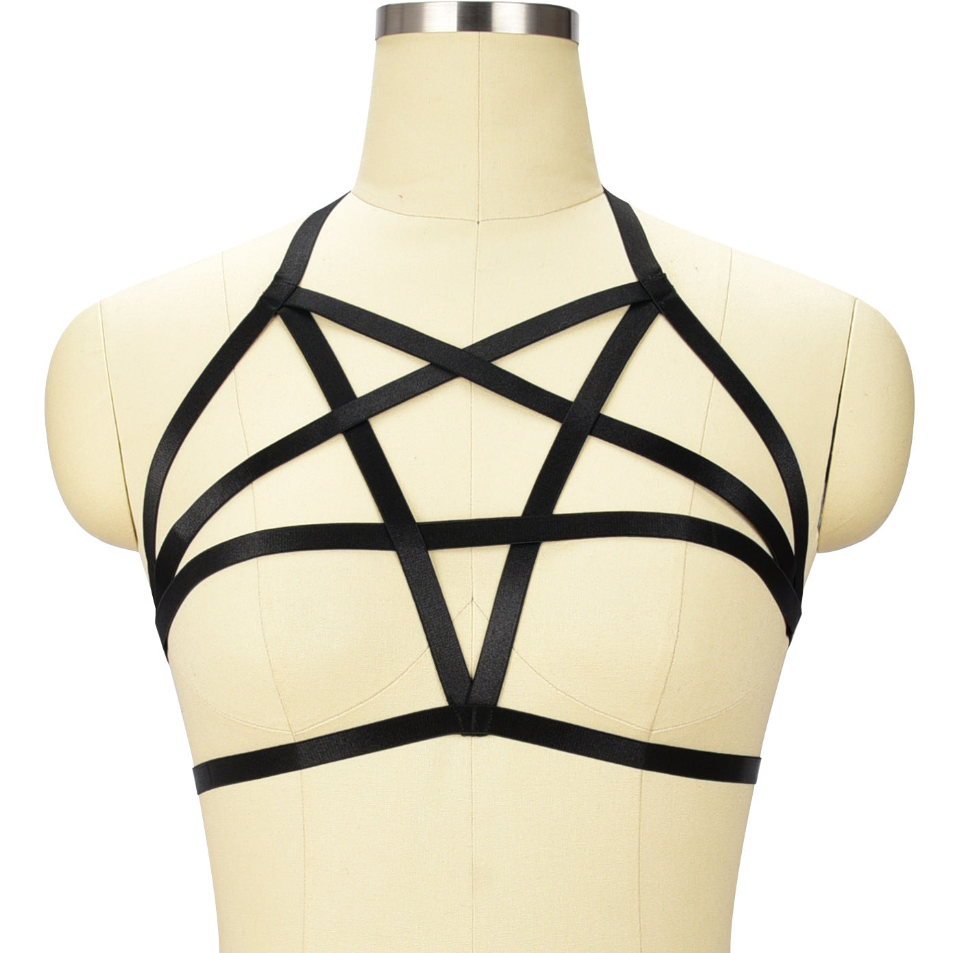 Couples Strappy Bra Nasty Black Body Harness Lingerie