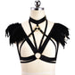 Couples Strappy Bra Nasty Sexy Harness Lingerie Feather Bra