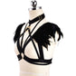 Couples Strappy Bra Nasty Sexy Harness Lingerie Feather Bra