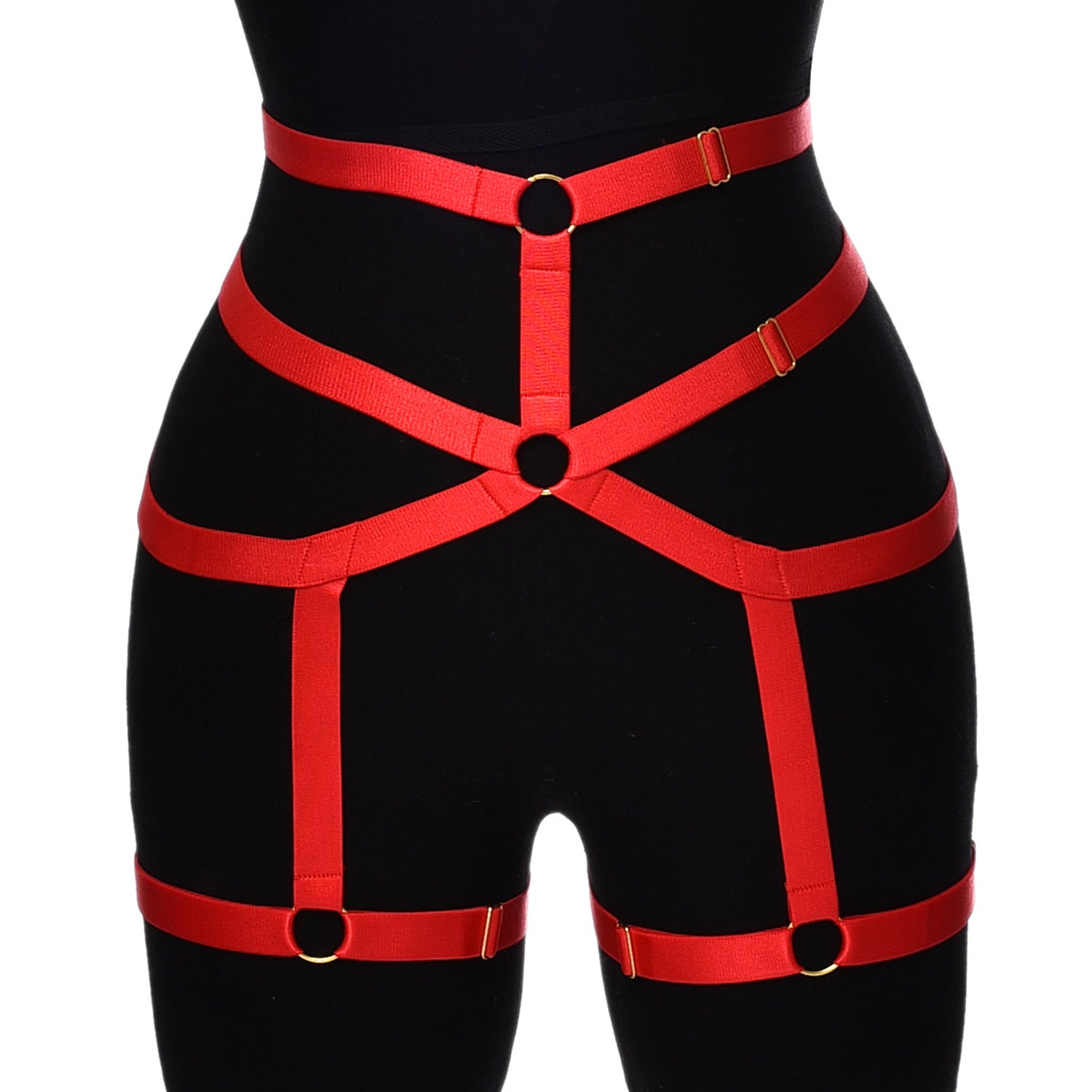 Couples Thigh Highs And Garter Belt Nasty Bondage Harness Lingerie