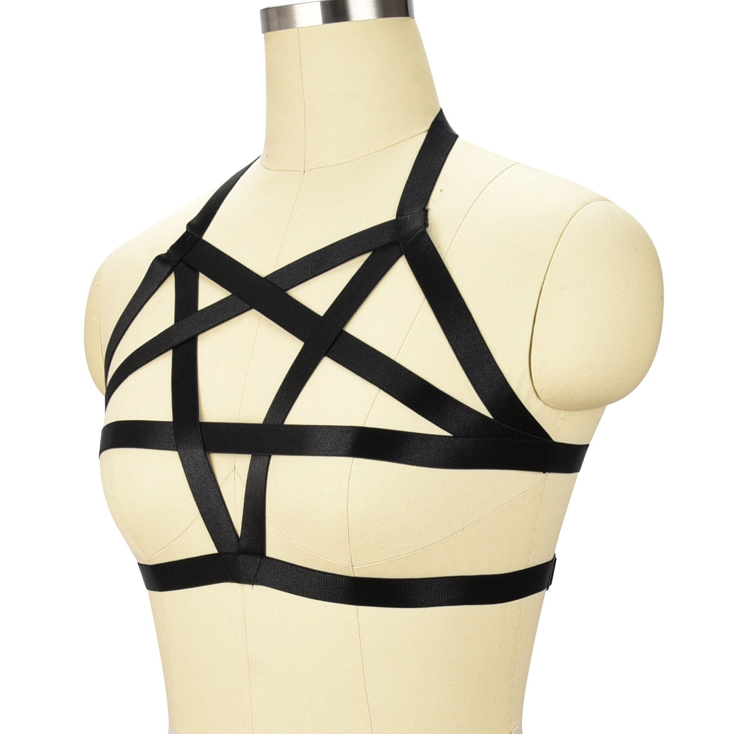 Extreme Bra Straps Red Strappy Harness Lingerie