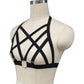 Extreme Bra Straps White Strappy Harness Lingerie