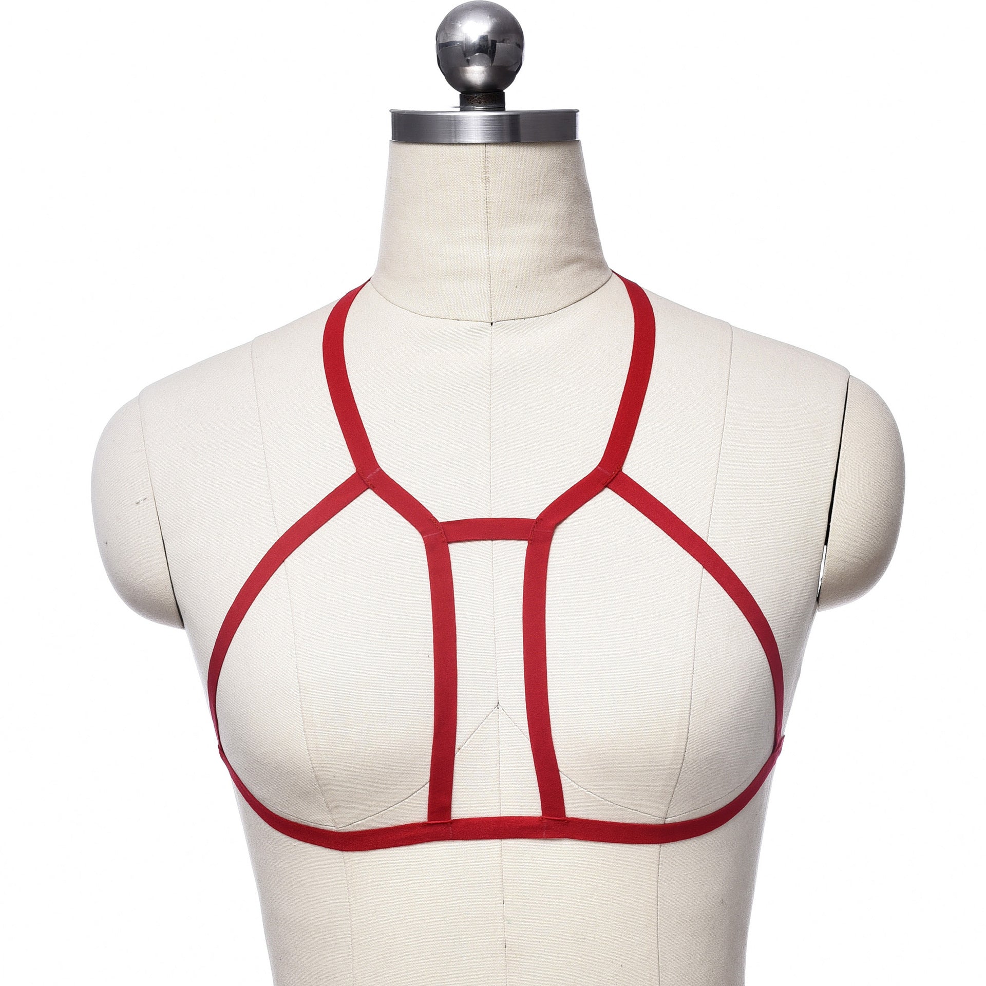 Extreme Bra for Sexy Red Sexy Harness Lingerie