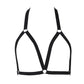 Extreme Bra for Sexy White Black Body Harness Lingerie